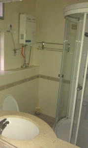 Bathroom with Water Heater